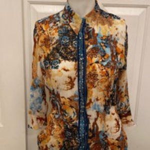 Floral Blouse Violet & Claire sz S